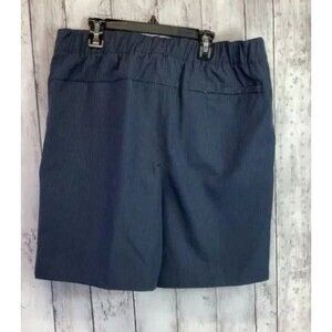 Stylus Ultimate Stripe Stretch Performance Golf Short Big n Tall Blue Night 3XLT